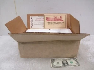 [T] Danbury Mint Twelve Great American Steam Locomotives General w/ Tender & COA - Picture 1 of 5