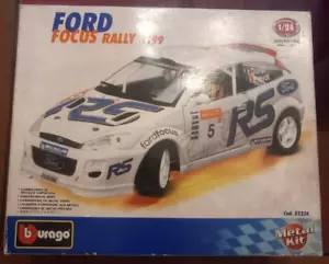 Metal Kit 1:24 Bburago Ford Focus Rally 1999 No 5 Cod. 55226 pari al nuovo - Foto 1 di 7