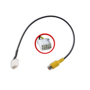 PARA Toyota Hilux Yaris RAV4 arnés de video telar estéreo cámara de reversa 2006-2013 - Imagen 1 de 4