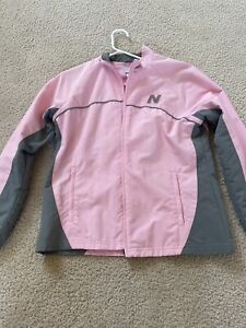 NEW BALANCE pink womens jacket/ windbreaker never worn