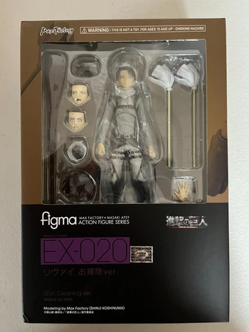 figma EX-020 Attack on Titan Levi Cleaning ver. Action Figure Cover