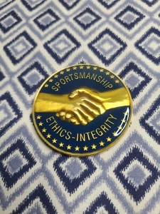 Sportsmanship Ethics-Integrity MWR For All Of Your Life  Challenge Coin  NEW - Picture 1 of 8