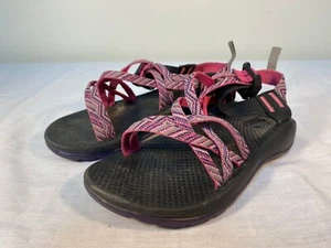 ✅ Chaco ZX1 Ecotread Sandals Youth Kid's Junior Girl's Pink Nylon - US 3 - Picture 1 of 5