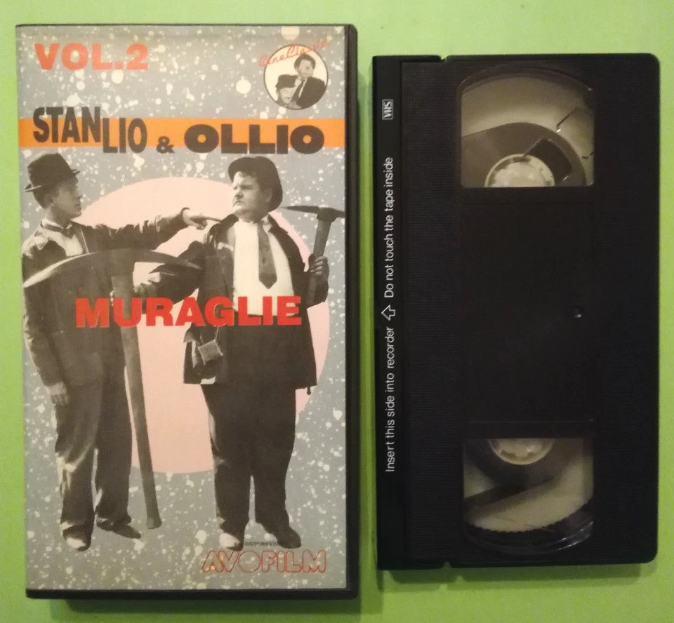 Vhs Muraglie Stanlio e Ollio Vol.2 Film Ita Comico Videocassetta (V129) - Immagine 1 di 1