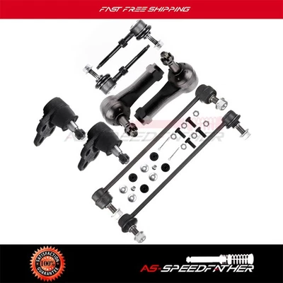 8 piezas para Saturn Vue 2002-2007 nuevo extremo de varilla de amarre delantero rótulas dirección Foto 1 de 4