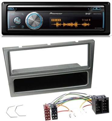 Pioneer MP3 DAB USB CD Bluetooth Autoradio für Opel Corsa C ISO 2000-2004 alumin - Bild 1 von 4
