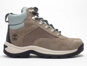 Timberland Women's White Ledge Taupe Gray Grey Hiking Hiker Boots Style A2KXV - Picture 1 of 10