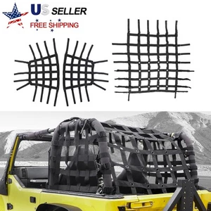 Fit For Jeep Wrangler TJ 1997-2006 Roof Net Multifunction Mesh Cargo Net Hammock - Picture 1 of 8