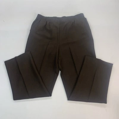 Брюки NiKKi с эластичным поясом прямые без застежек коричневые размер 14 - Изображение 1 из 4