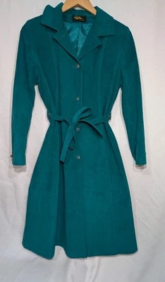 Gabardina plumero todo clima de gamuza ultra de colección años 70 Count Romi para mujer 8 Foto 1 de 4