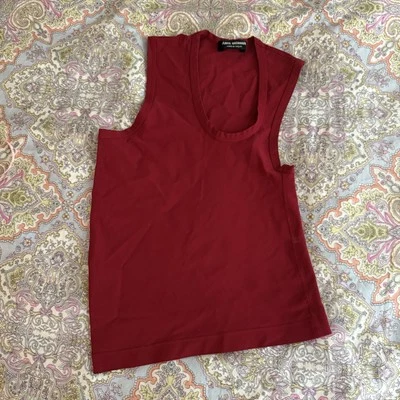 Top asimétrico rojo Junya Watanabe Comme Des Garçons XS Foto 1 de 4