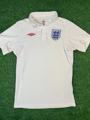 ФУТБОЛЬНАЯ ФУТБОЛКА СБОРНОЙ АНГЛИИ 2010-2012 ДОМАШНЯЯ UMBRO молодежный размер - Изображение 1 из 4
