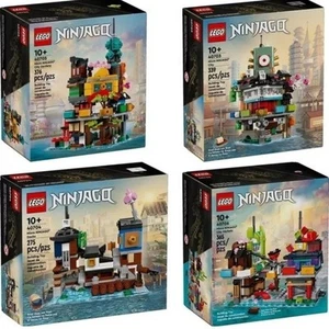 Lego Micro NINJAGO City 40703, 40704, 40705, & 40706, Complete Set of 4 - Picture 1 of 3