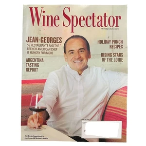 Wine Spectator Magazine November 30 2025 Jean-Georges Holiday Punch Recipes - Picture 1 of 1