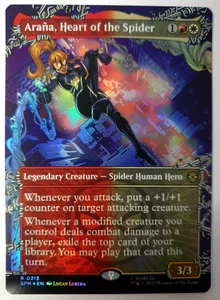 MTG Marvel Spider-Man - Arana, Heart of the Spider - FOIL Borderless - 0213 NM - Bild 1 von 1