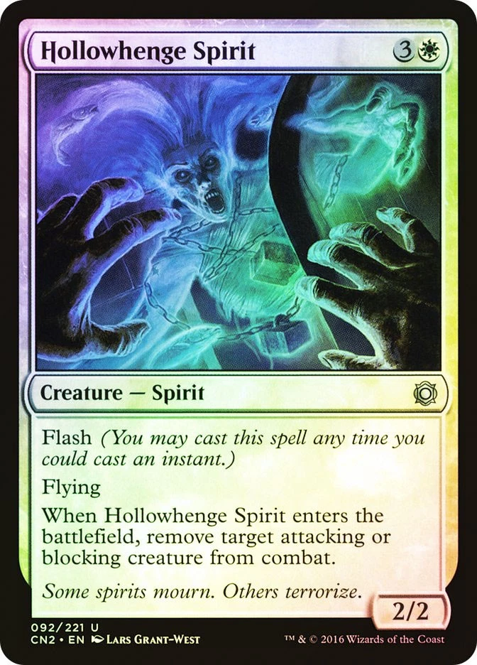MTG FOIL Hollowhenge Spirit  - Conspiracy: Take the Crown #092 - Image 1 of 1