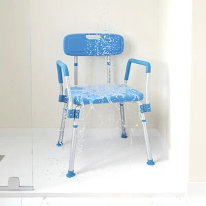 Silla de Baño y Ducha Ramsey con Respaldo Ajustable en Profundidad, Altura Ajustable Fr... - Imagen 1 de 37