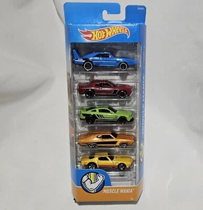 Hot Wheels Muscle Mania 5 Pack Charger Challenger Firebird - Picture 1 of 5
