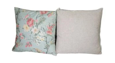 One 18" x 18" Duck feather Throw Pillow floral print by Brentwood Originals NEW - Image 1 of 4