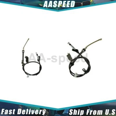 Parking Brake Cable Rear For 1993 1992 1994 1998 1999 2000 Honda Civic 2pcs - Image 1 of 4