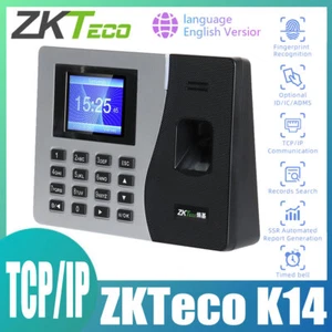 ZKTeco K14 ID/IC/ADMS TCP/IP Fingerprint Time Attendance Machine Access Control - Picture 1 of 12