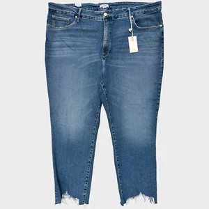 Pantalones de mezclilla Good American Good Legs tiro alto talla grande 24 - Imagen 1 de 9
