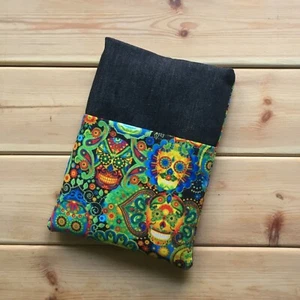 FUNDA PROTECTORA MÓVIL TELA HECHA A MANO PARA KINDLE KOBO TOLINO CRÁNEO - Imagen 1 de 3