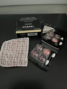 Chanel Limited Tweed Pourpre 02 Les Ombres Quad Eye Shadow Palette New In Box - Picture 1 of 7