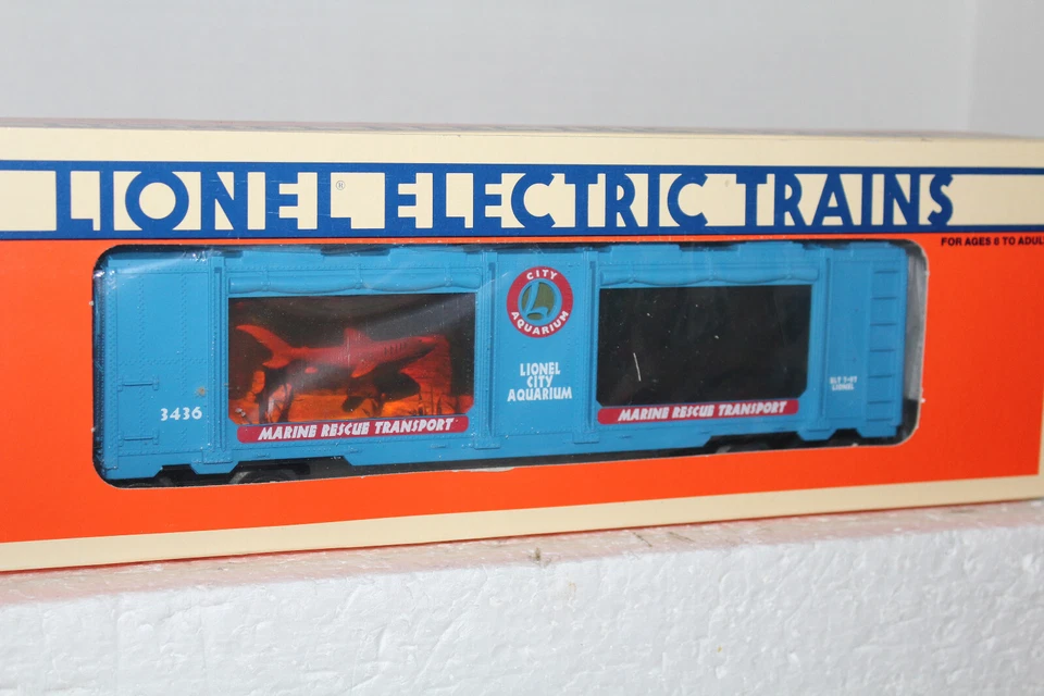 O O27 Guage Lionel City Aquarium Rescue Car 3436 for Set
