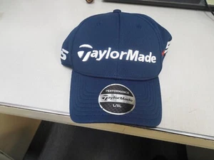 NEW Taylormade Navy L/XL Curved Bill Tour Authentic Hat w/M5 and TP5 Logos - Picture 1 of 5