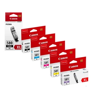 Canon PGI-580XL & CLI-581XL Ink Cartridges For Pixma TS6251 TS705 TS9550 Lot - Picture 1 of 10