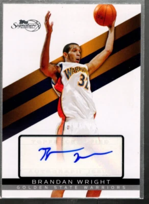 B3918- 2008-09 Topps Signature Autographs #TSABW Brandan Wright Auto /3645 NM-MT - Image 1 of 2