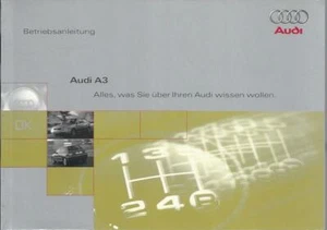 AUDI A3 8L Betriebsanleitung 1996 Bedienungsanleitung Handbuch Bordbuch BA - Bild 1 von 1