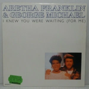 Vinyl Single 7"⚠️ ARETHA FRANKLIN& GEORGE MICHAEL -I Knew You Were Waiting -1986 - Bild 1 von 4