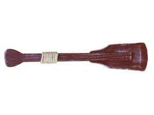 Remo de madera rústico Hampshire decorativo cuadrado para barco con ganchos 12" - Imagen 1 de 4