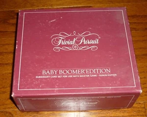 Trivial Pursuit Baby Boomer Edition Expansion Set, Selchow and Righter - Picture 1 of 1
