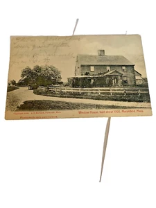 Postcard Antique View ofOld Winslow House in Winslow, MA.   K2 - Picture 1 of 2