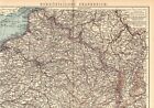 Nordöstliches Frankreich Nordosten, Landkarte 1 : 2.300.00 vor 1. Weltkrieg 1912