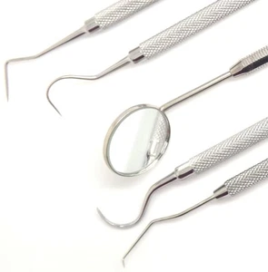 Herramientas de raspador de dientes removedor de placa de cálculo de sarro para examen de estudiante dental - Imagen 1 de 3