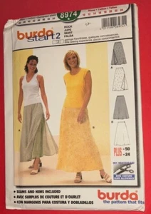 Burda start 2 sewing pattern #8974 Misses' skirt sizes 10-24 FF w/instructions - Picture 1 of 1
