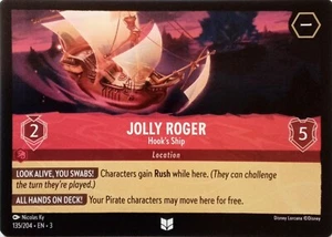 135/204 JOLLY ROGER HOOK'S SHIP INTO THE INKLANDS UNCOMMON DISNEY LORCANA CARD - Bild 1 von 1