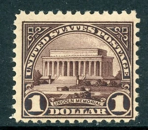 USA 1923 Definitives $1.00 Lincoln Memorial Scott # 571 MNH P908 - Picture 1 of 2