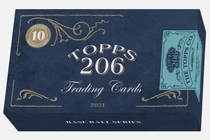2021 Topps 206 Baseball - Wave 5 Factory Sealed Box 10 Cards 2 Parallels RC - Picture 1 of 4