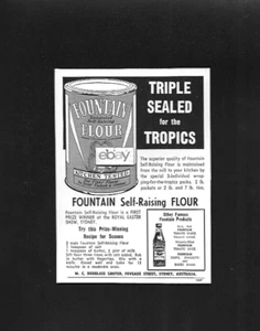 BRUNNENMEHLMÜHLE CO DREIFACH VERSIEGELT FÜR TROPEN SYDNEY AUSTRALIEN 1961 AD - Bild 1 von 1