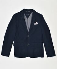 TOMMY HILFIGER Boys 2 Button Blazer Jacket 11-12 Years Navy Blue Classic IW05