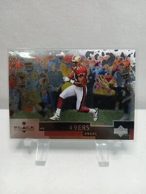 1998 Upper Deck Black Diamond #14 Terrell Owens Double San Francisco 49ers - Image 1 of 2