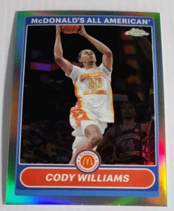 2023 Topps Chrome McDonald's All American - 2007 Throwback #2K7-4 Cody Williams - Picture 1 of 2