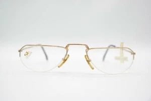 Vintage Stepper SI 603 Gold Halbrand Brille Brillengestell eyeglasses NOS - Bild 1 von 6