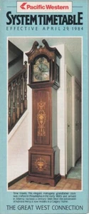 Pacific Western Airlines timetable 1984/04/29 - Picture 1 of 3