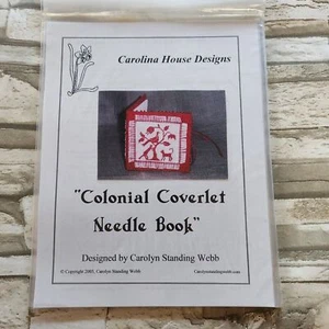 Carolina House Designs Colonial Coverlet Series  Needle Book Cross Stitch Chart - Picture 1 of 6